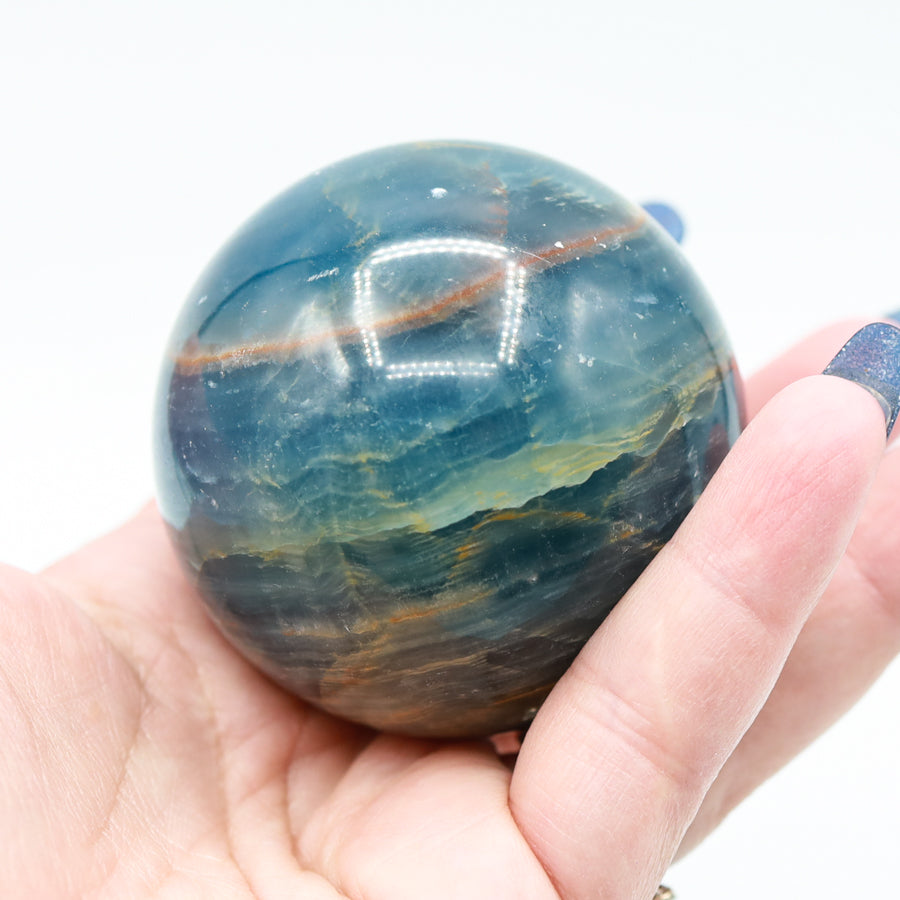 Blue Onyx Sphere