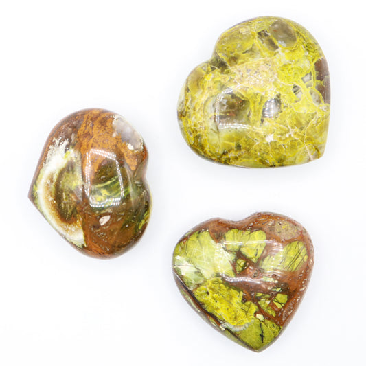 Green Opal Heart