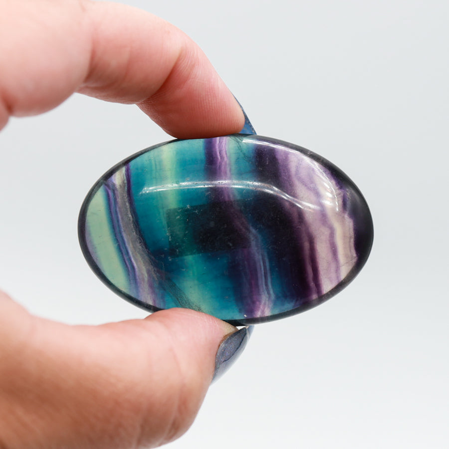 Rainbow Fluorite Palmstone