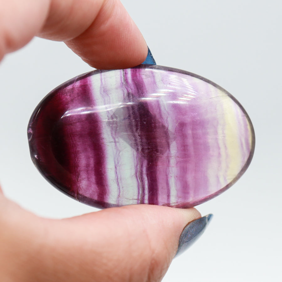 Rainbow Fluorite Palmstone