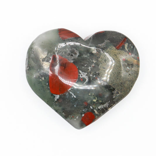 African Bloodstone Heart