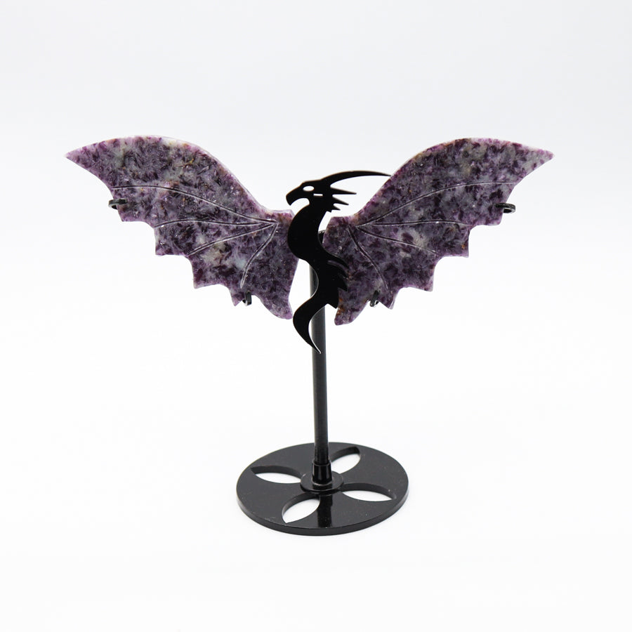 Lepidolite Dragon Wings