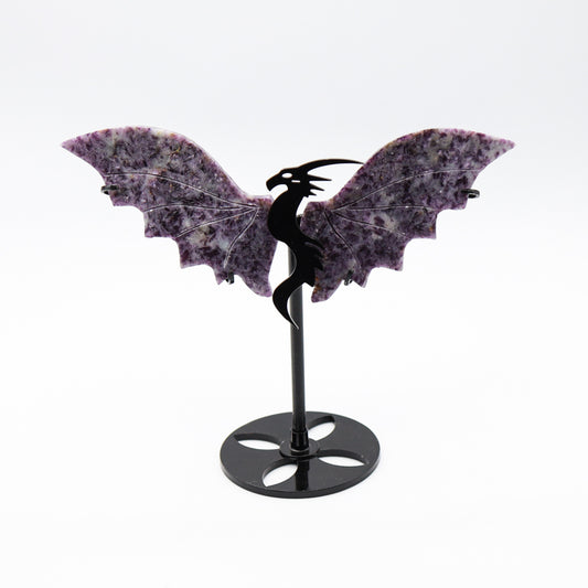 Lepidolite Dragon Wings