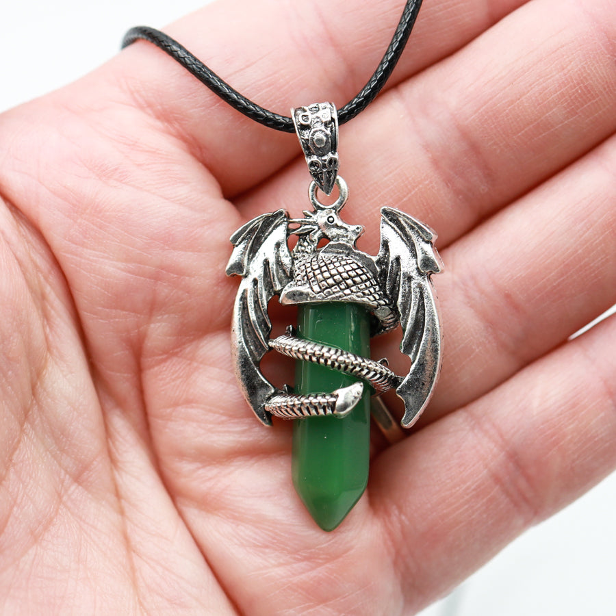 Dragon double terminated Pendant