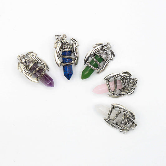 Dragon double terminated Pendant