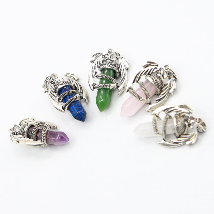 Dragon double terminated Pendant