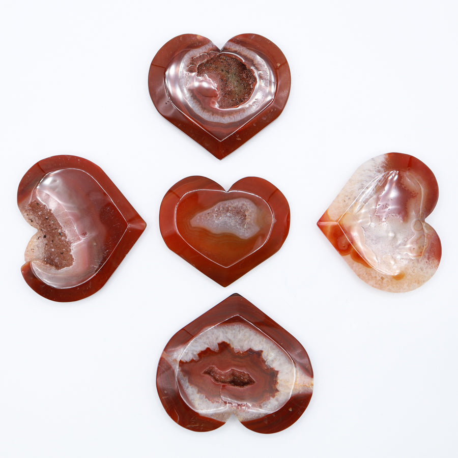 Carnelian Heart with Stand