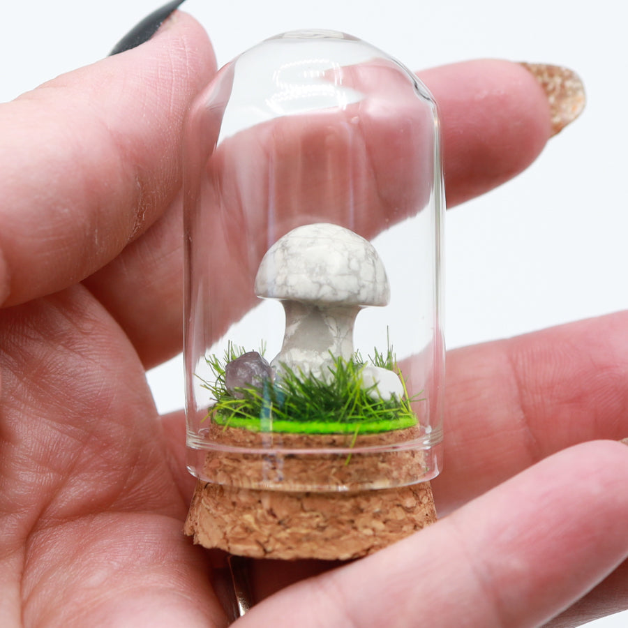 Bottled Mushroom Terrarium