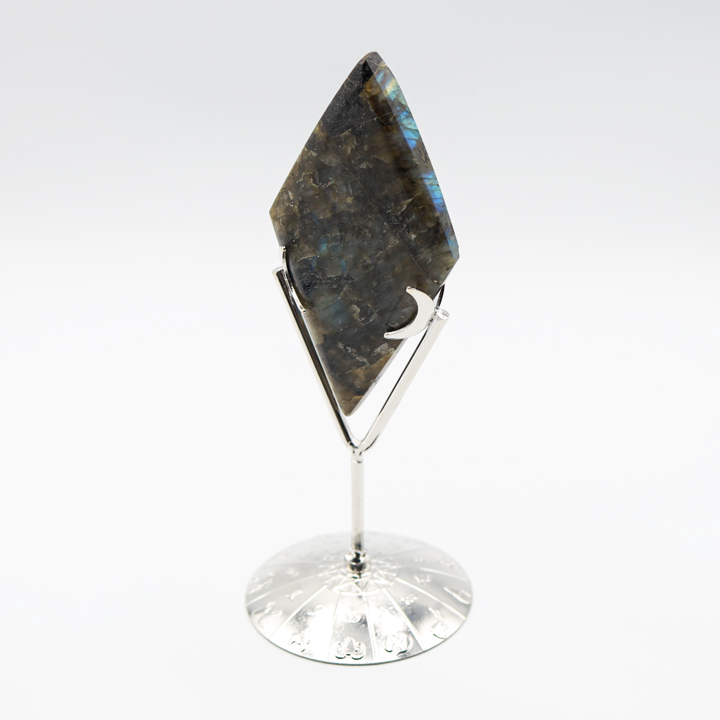 Labradorite Rhombus with Stand