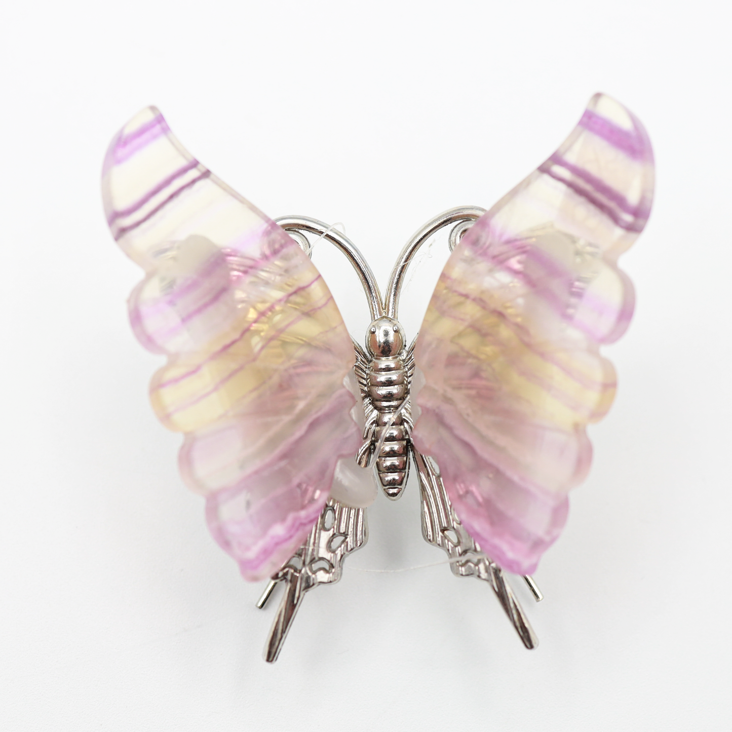 Rainbow Fluorite Freestanding Butterflies