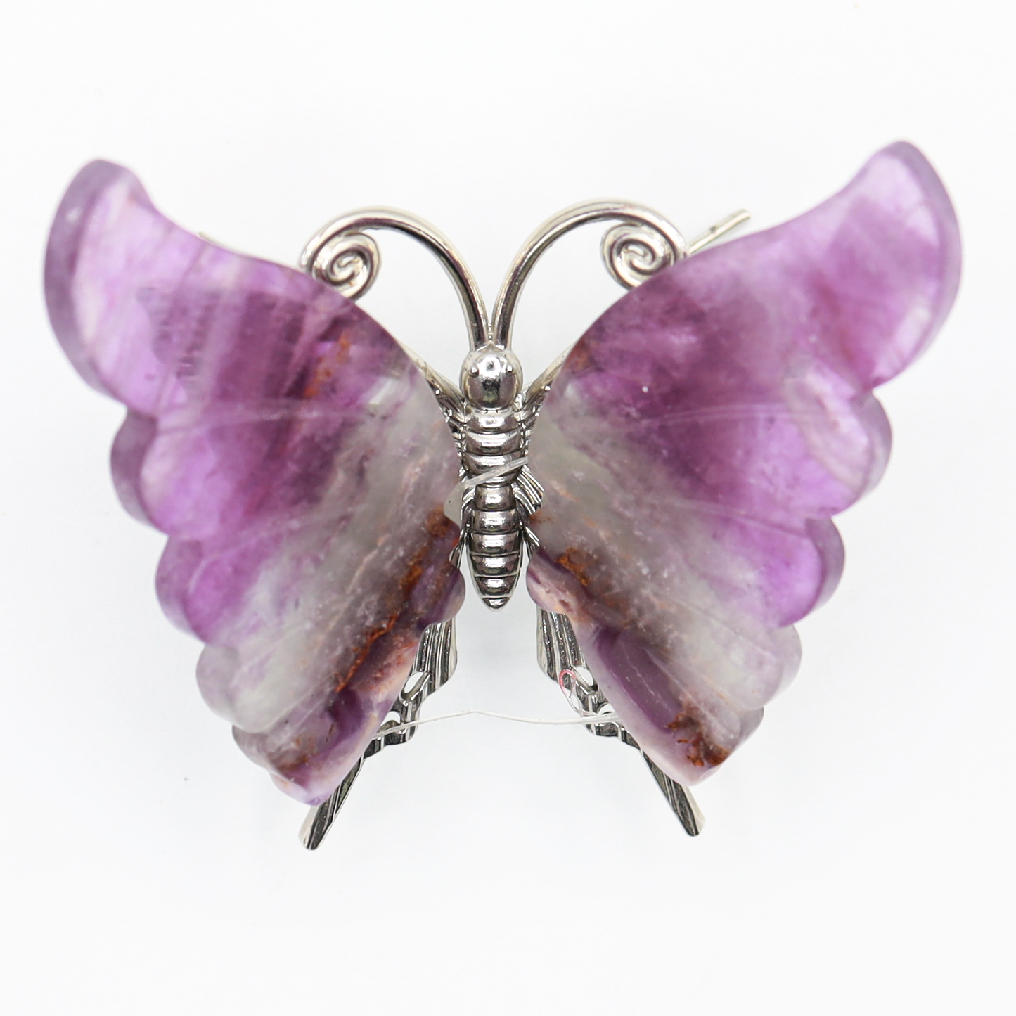 Rainbow Fluorite Freestanding Butterflies