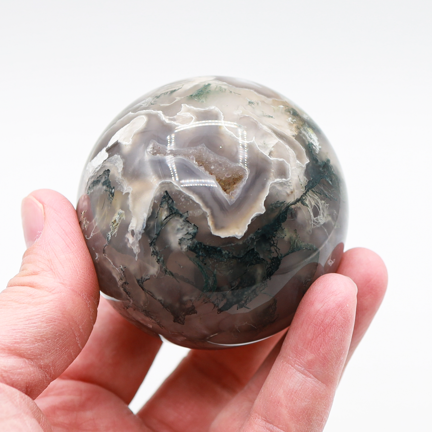 Moss Agate Sphere