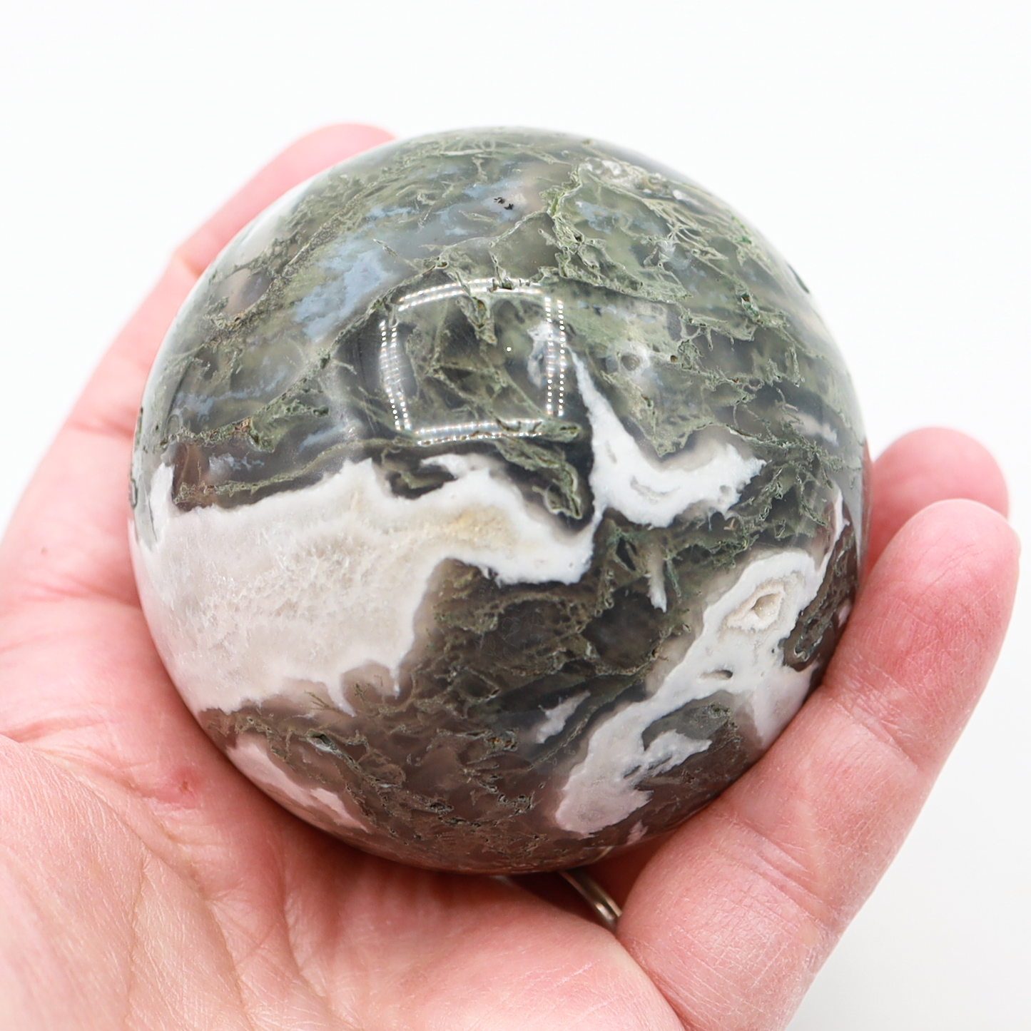 Moss Agate Sphere