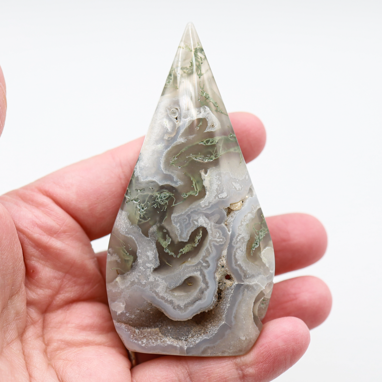 Moss Agate Flame