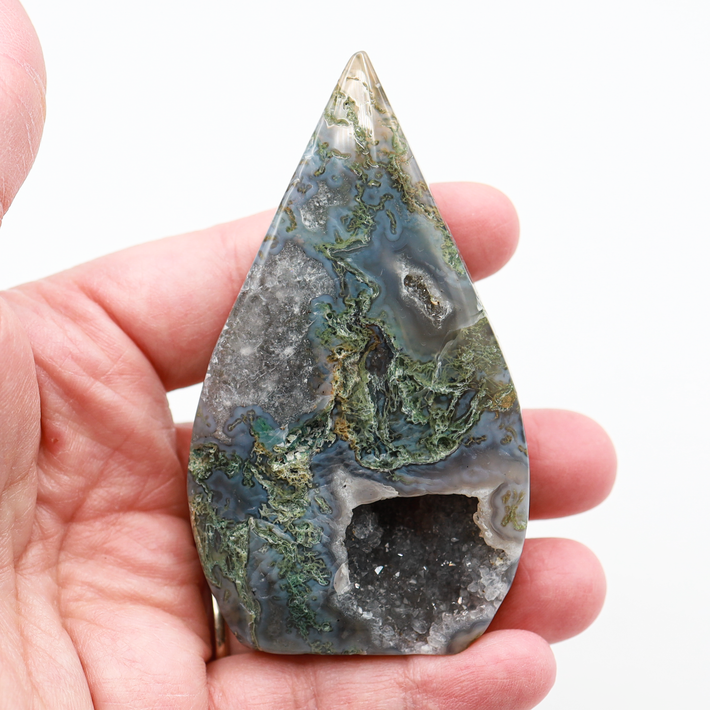 Moss Agate Flame