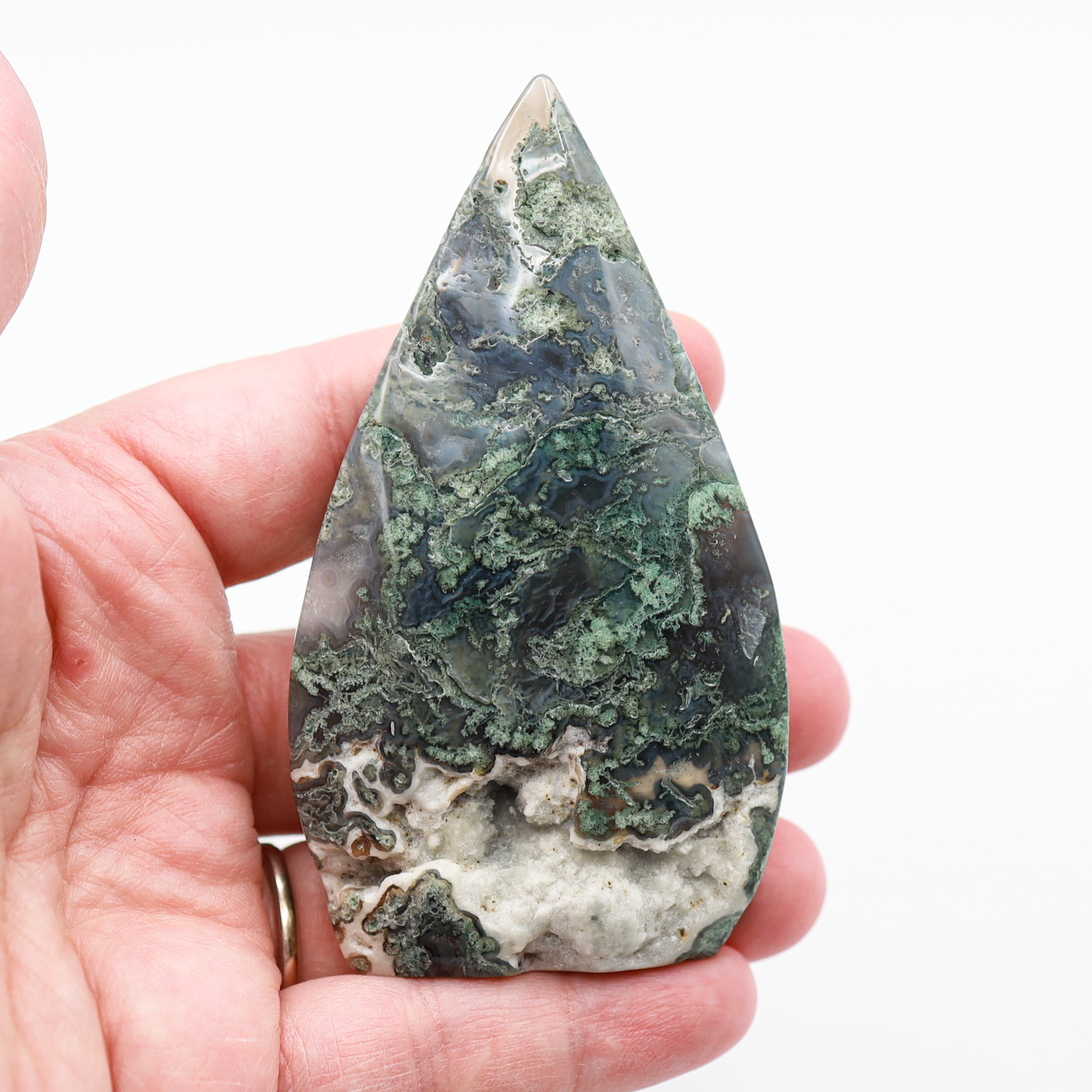 Moss Agate Flame