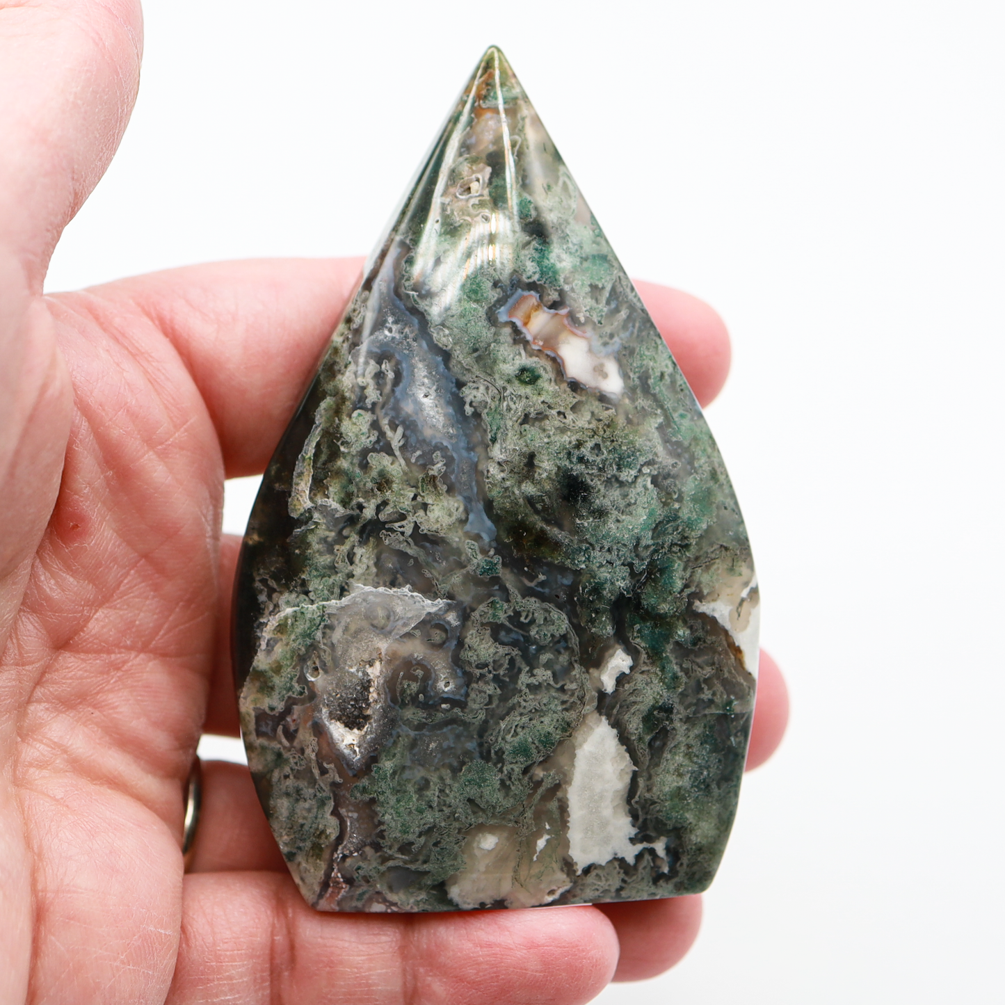 Moss Agate Flame