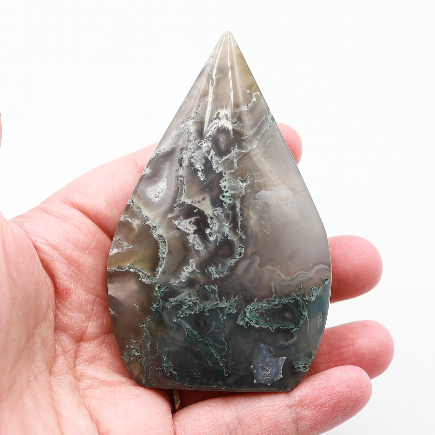 Moss Agate Flame