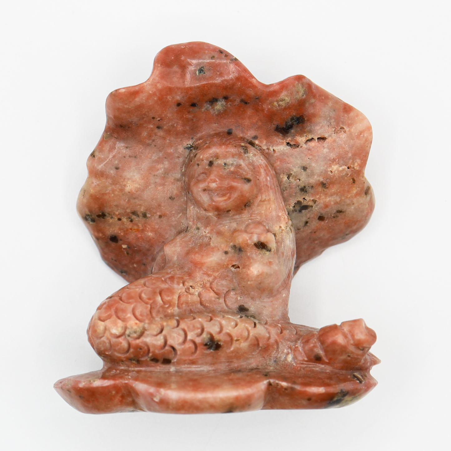 Medium Sunstone Mermaid Carving