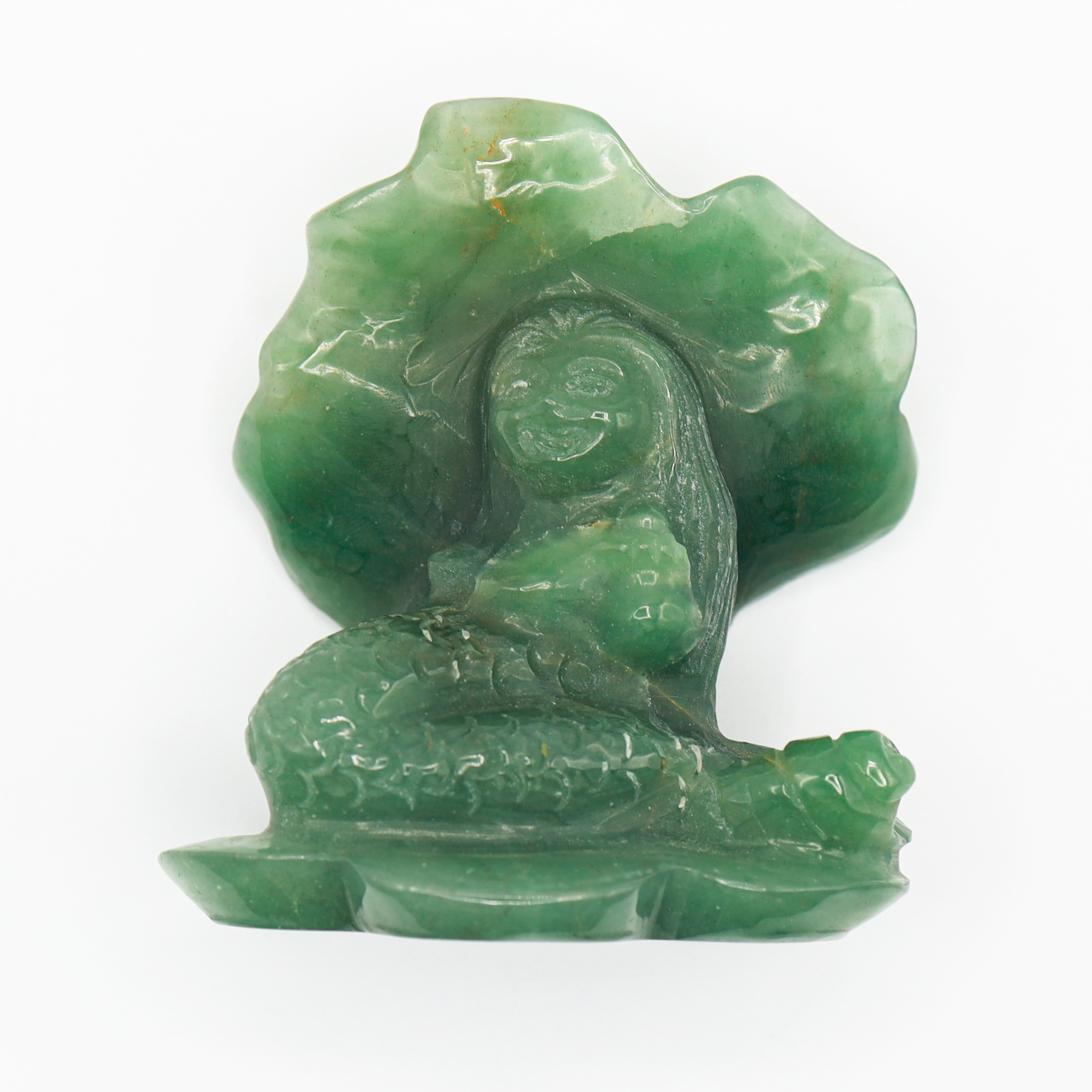 Medium Green Aventurine Mermaid Carving