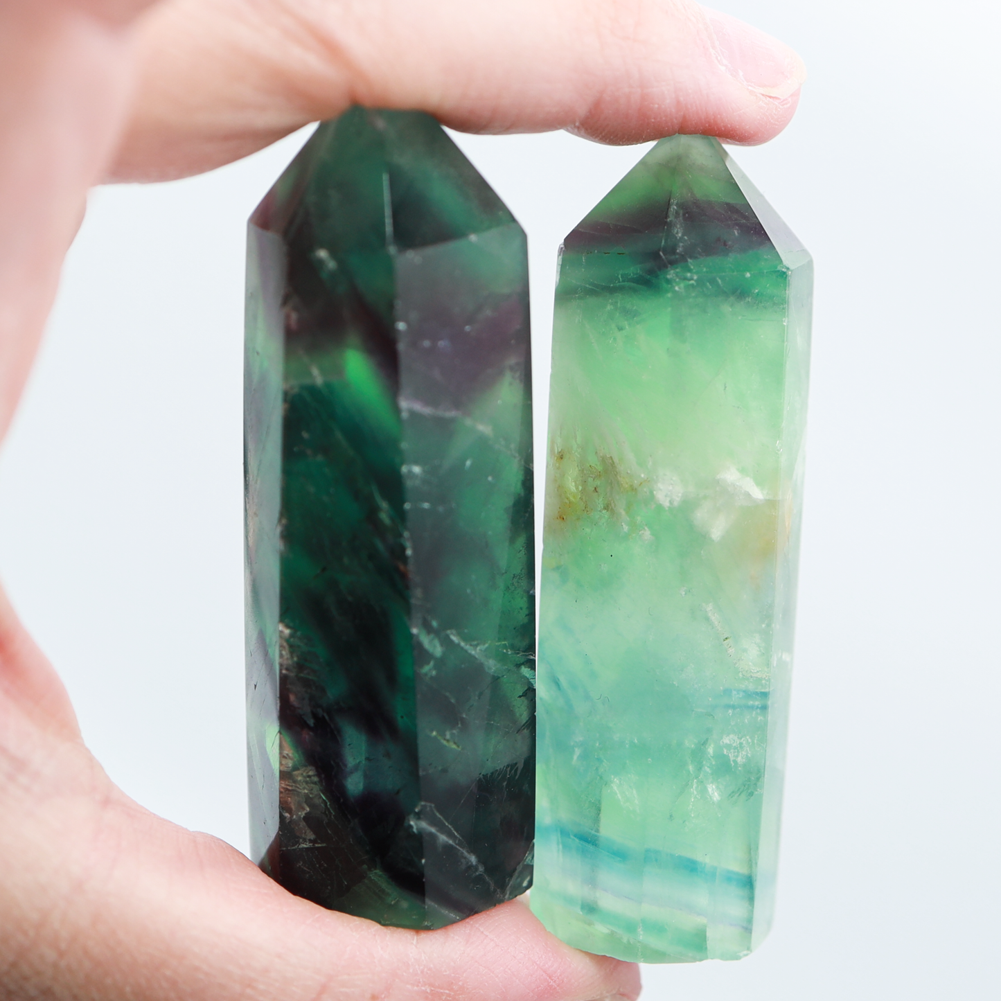Small Feather Fluorite Tower