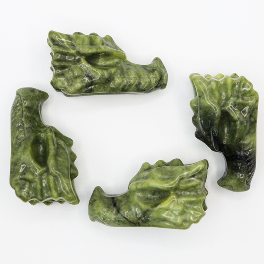 Green Jade Dragon Head Medium