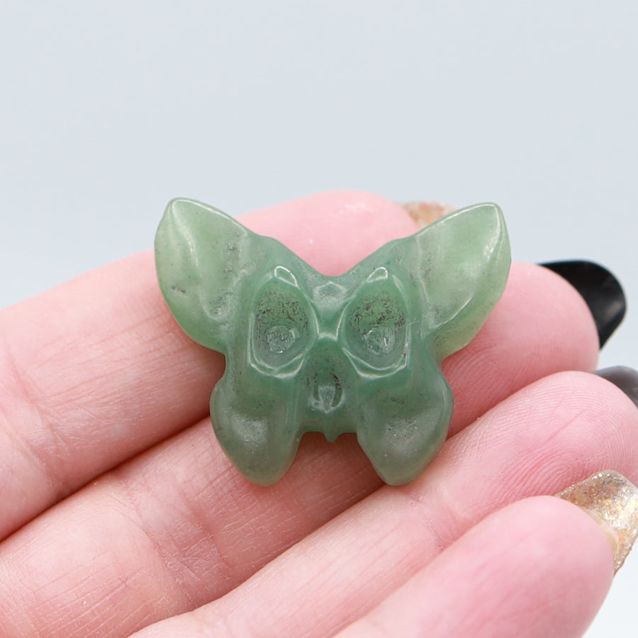 Butterfly Skull Carving