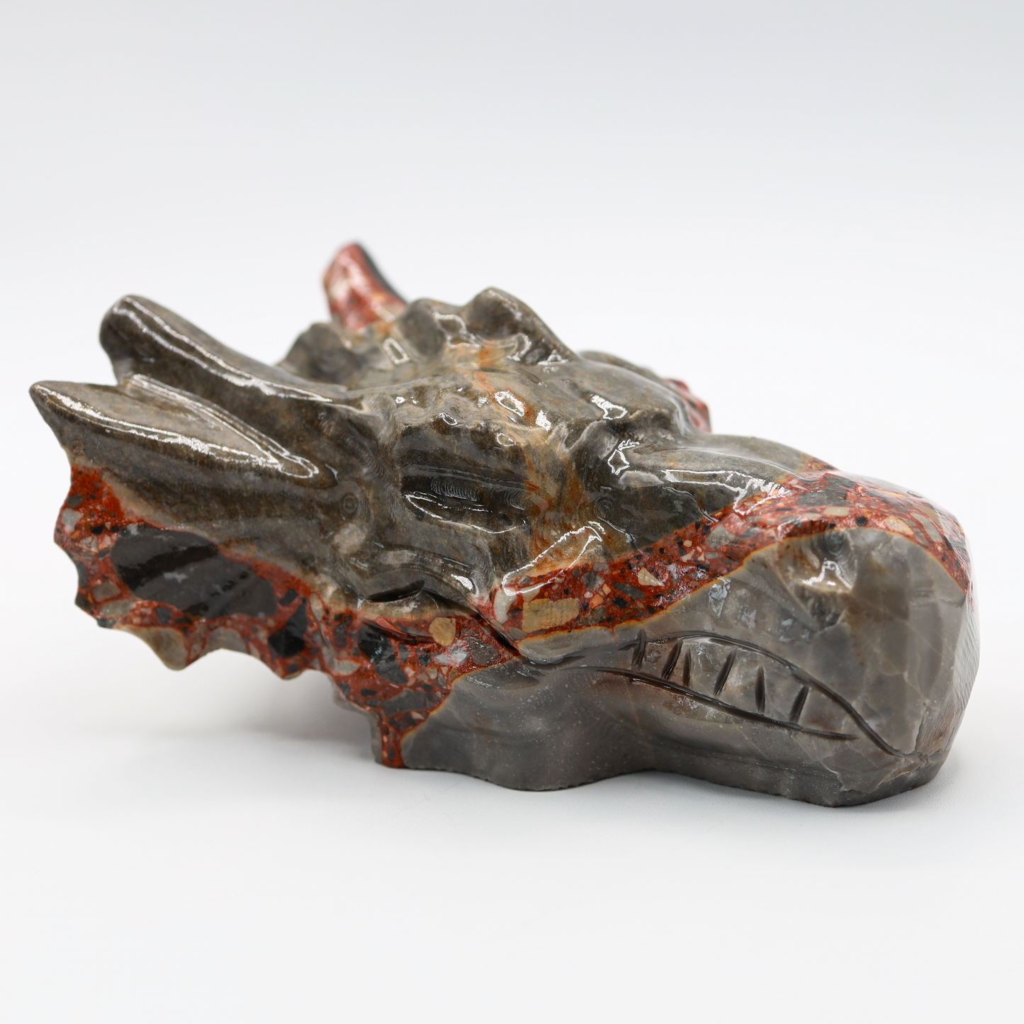 Conglomerate Stone Dragon Head