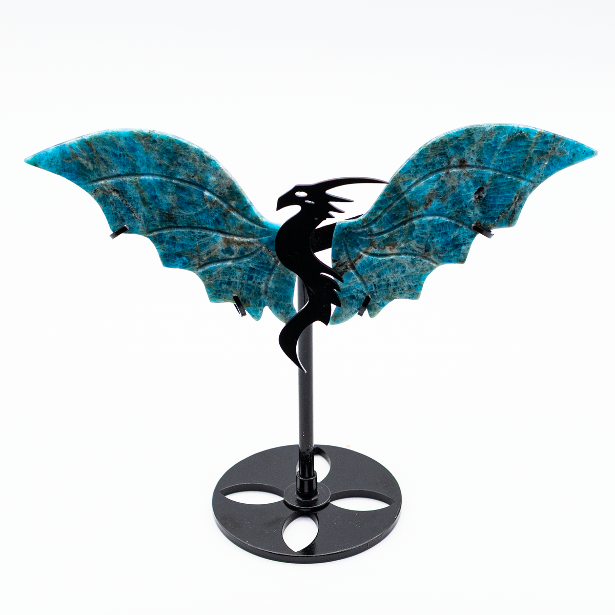 Blue Apatite Dragon Wings