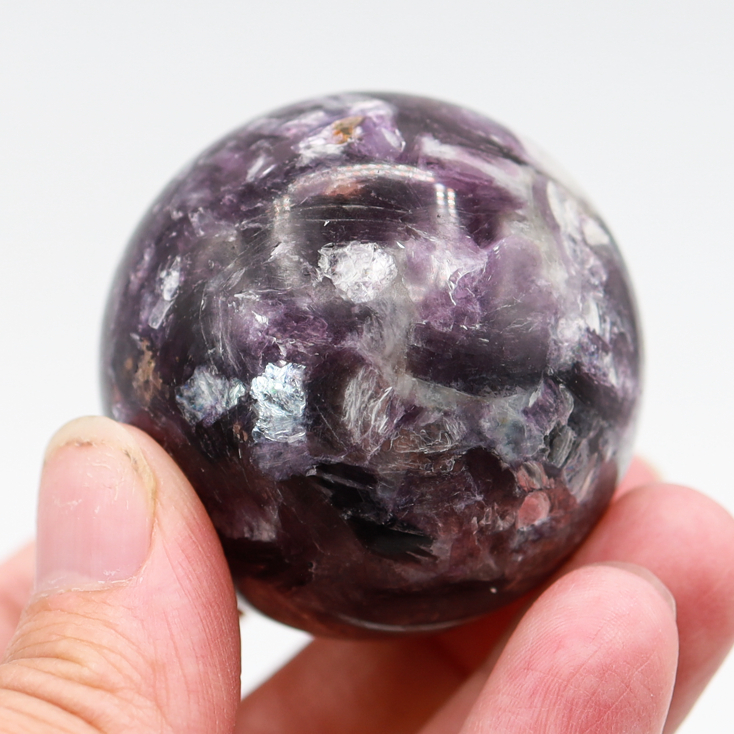 Lepidolite Sphere