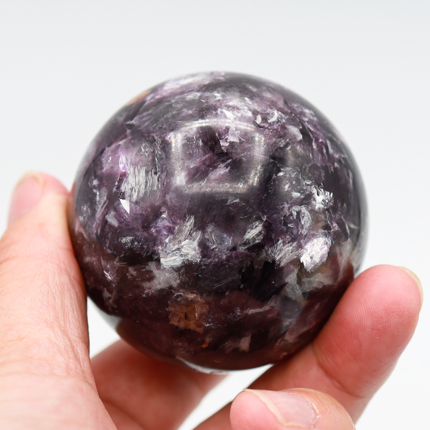 Lepidolite Sphere