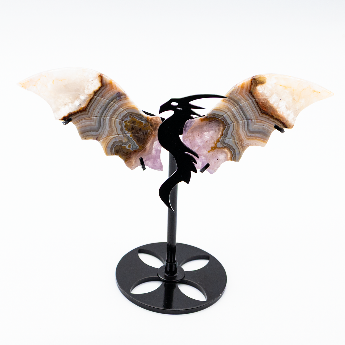 Amethyst Agate Dragon Wings