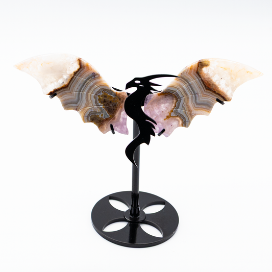 Amethyst Agate Dragon Wings
