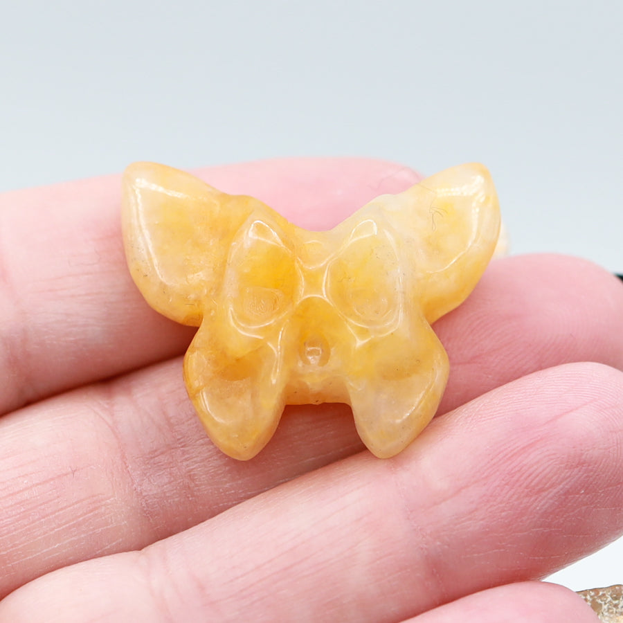 Butterfly Skull Carving