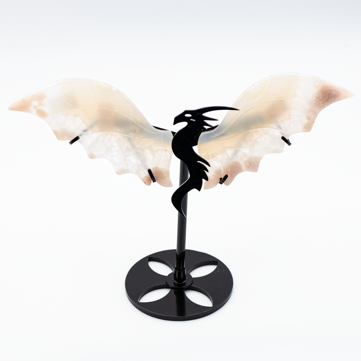 Flower Agate Dragon Wings