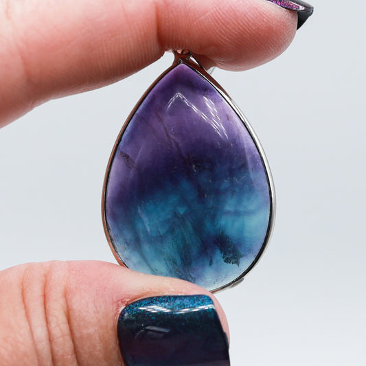 Rainbow Fluorite Pendant
