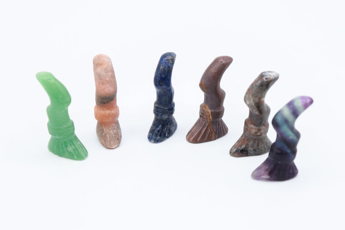 Standing Broom Carvings
