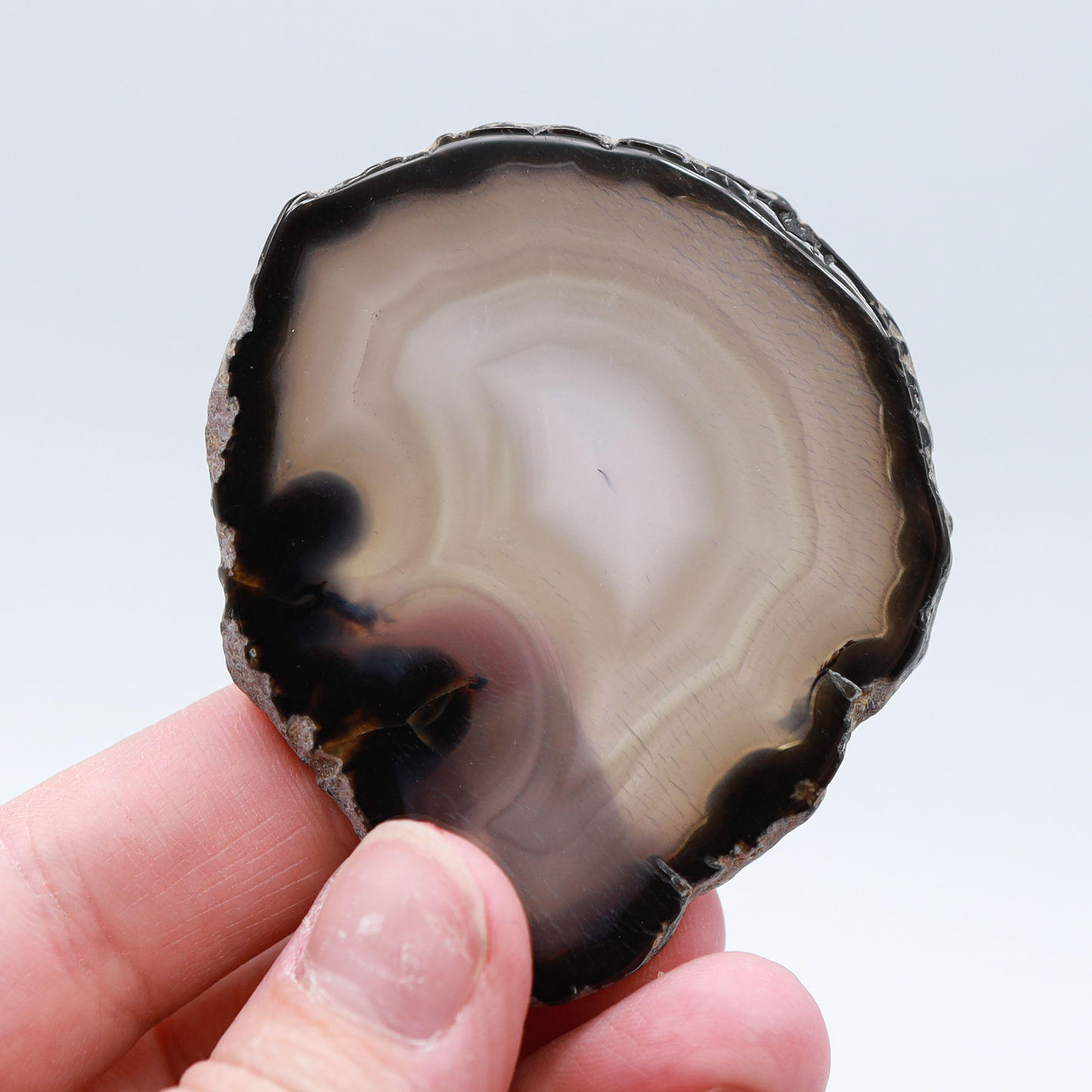 Gray Agate Slices