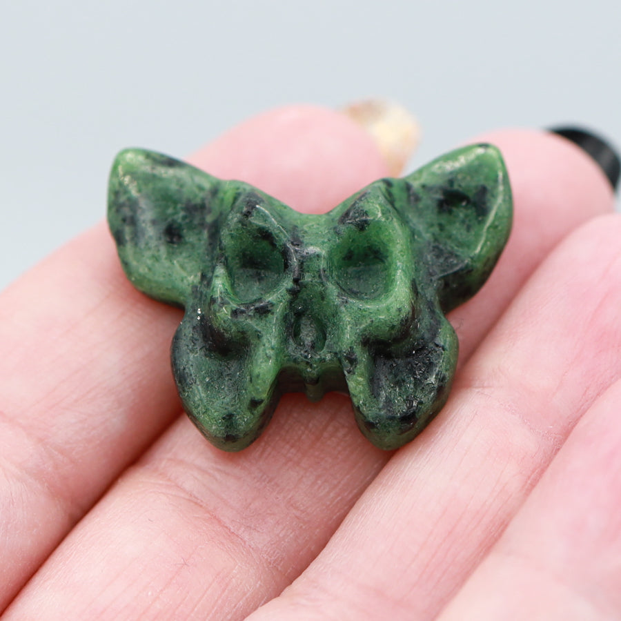 Butterfly Skull Carving