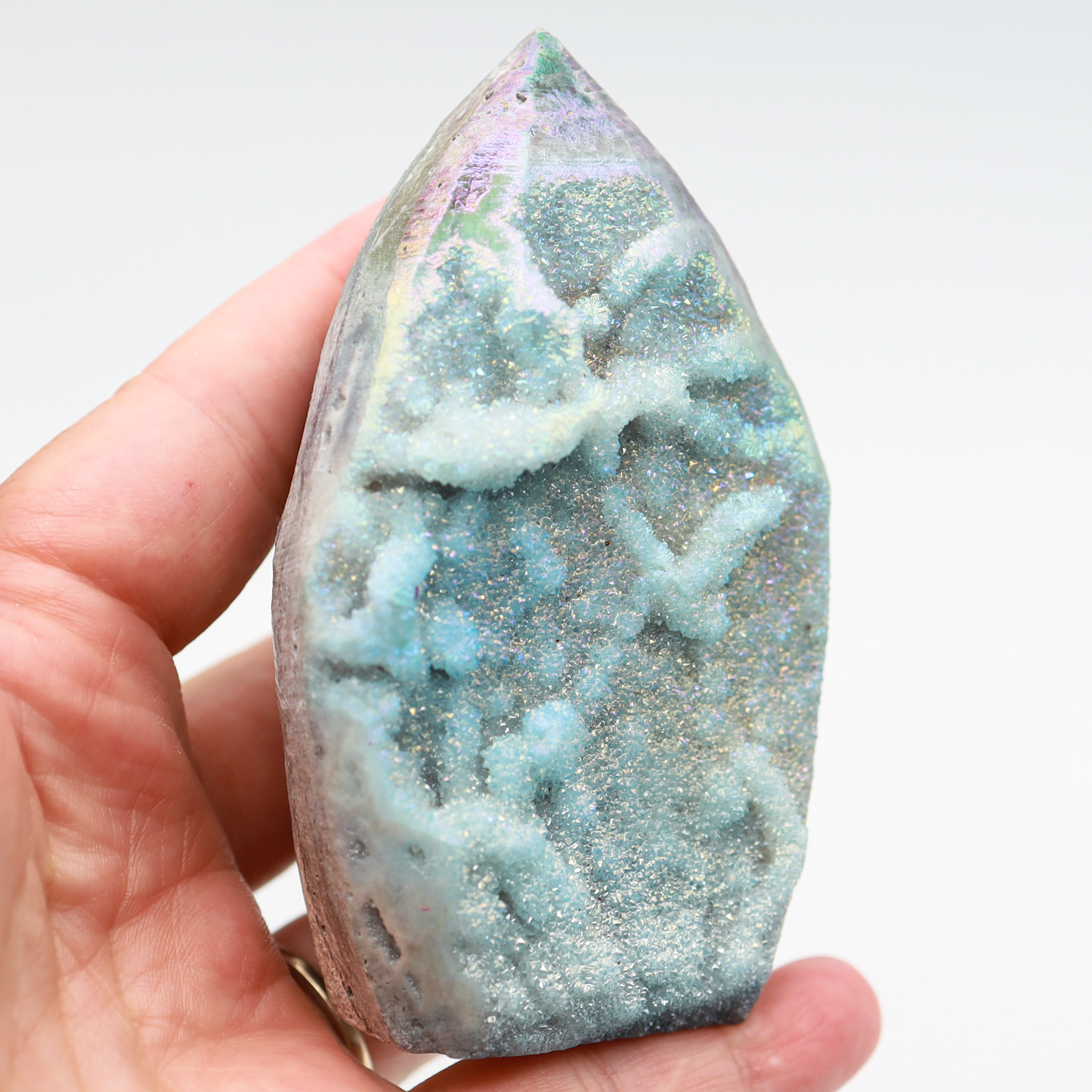 Aura Coated Sphalerite Flame
