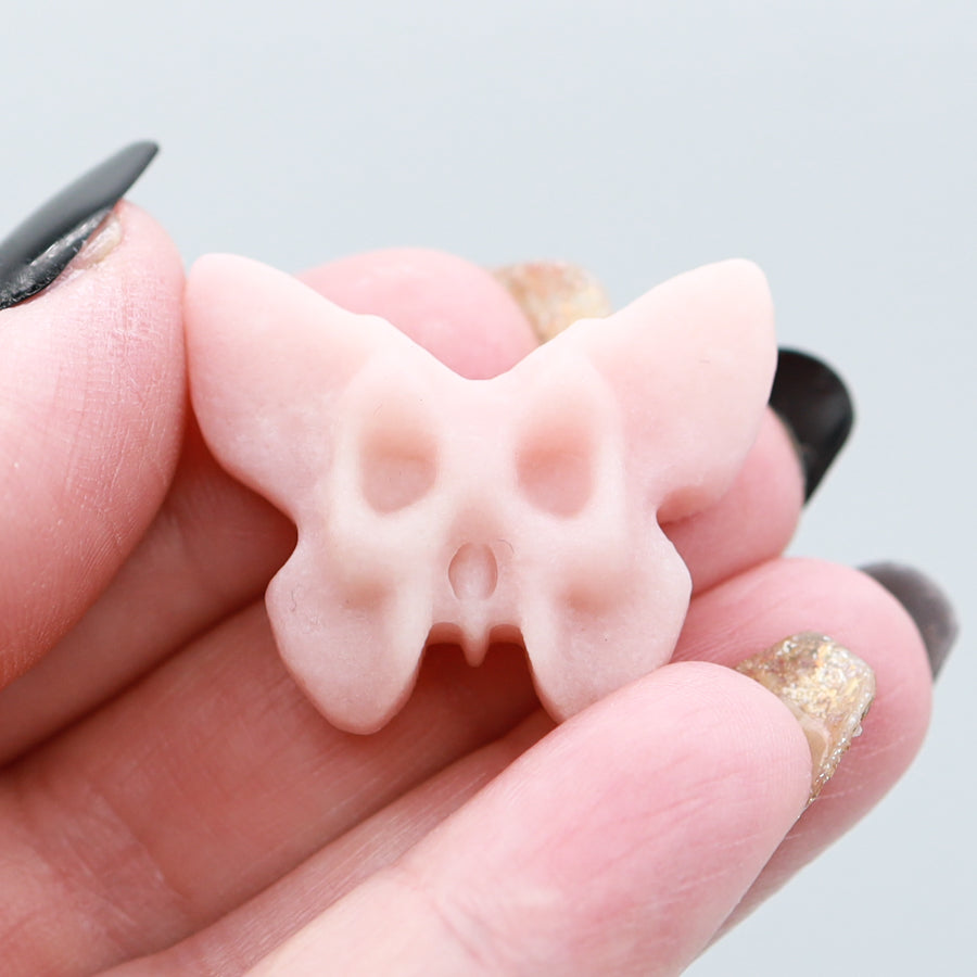 Butterfly Skull Carving